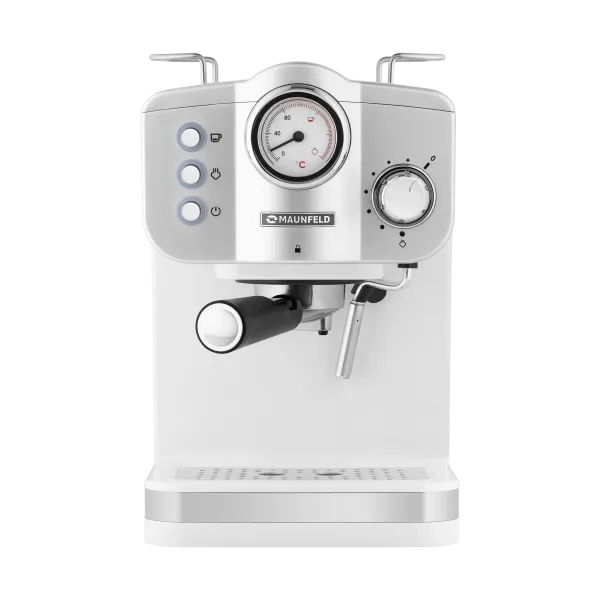Кофемашина рожкового типа MAUNFELD MF-735WH PRO Белый Кофемашина рожкового типа MAUNFELD MF-735WH PRO Белый