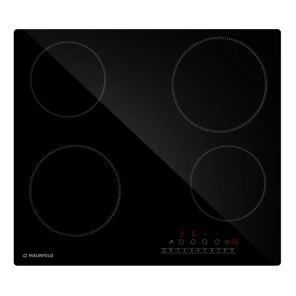Электрическая варочная панель MAUNFELD AVCE6044SBK Черный