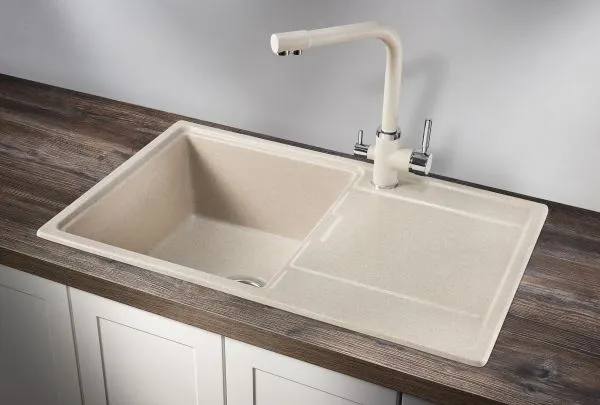 7804, ПИРИТ, кухонная мойка, кварц