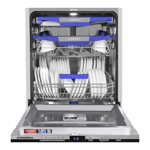 Посудомоечная машина с авто-открыванием MAUNFELD MLP60230 Light Beam Inverter Wi-Fi Нержавеющая сталь Посудомоечная машина с авто-открыванием MAUNFELD MLP60230 Light Beam Inverter Wi-Fi Нержавеющая сталь