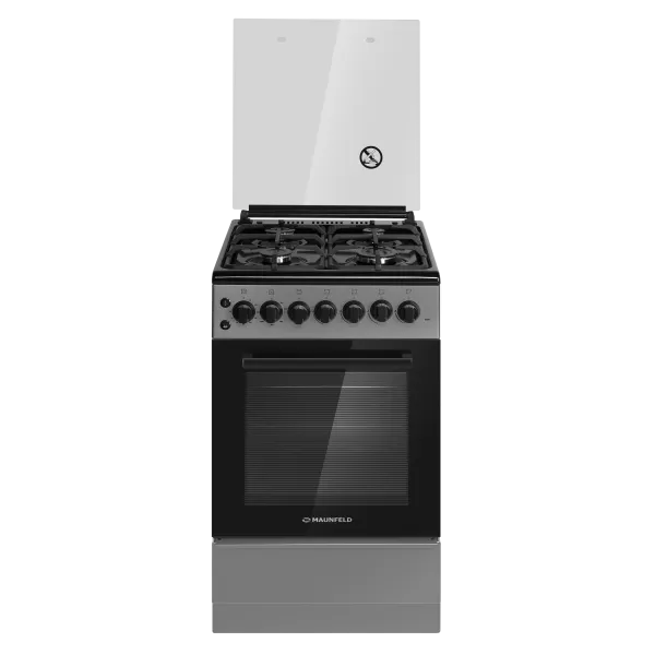 Газовая плита с электрической духовкой MAUNFELD MGC50EC02 Серый Газовая плита с электрической духовкой MAUNFELD MGC50EC02 Серый