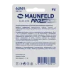 Батарейки MAUNFELD PRO Long Life Alkaline 9V(6LR61) MB9-BL1, блистер 1 шт.