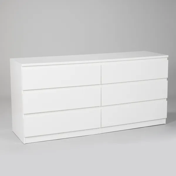 2.05.02.060.1 МАЛЬТА комод 6 ящиков 160х76 белый RU 2.05.02.060.1 МАЛЬТА комод 6 ящиков 160х76 белый RU