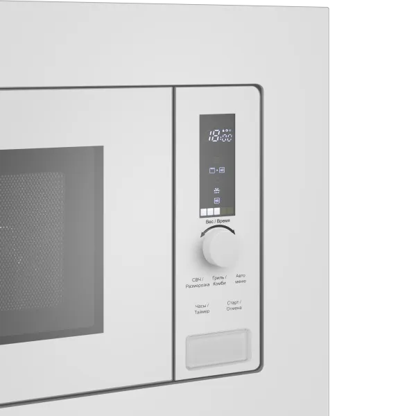 Микроволновая печь встраиваемая MAUNFELD JBMO820 Белый Микроволновая печь встраиваемая MAUNFELD JBMO820 Белый