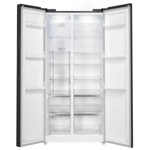 Холодильник с инвертором MAUNFELD MFF177NF Slim Inverter Черный