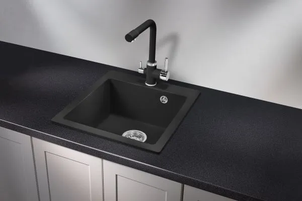 4651, ТУРМАЛИН, кухонная мойка, кварц