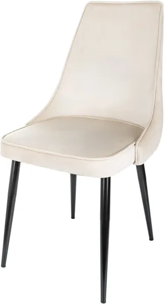 Стул для дома Бюрократ CH-K4_2 комплект 2шт бежевый Holland 06 металл черный на ножках (CH-K4_1/HL07_2)