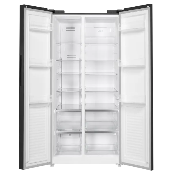 Холодильник с инвертором MAUNFELD MFF177NF Slim Inverter Черный