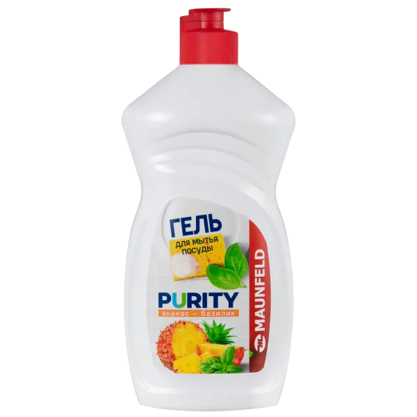 Гель для мытья посуды Maunfeld Purity Ананас и базилик 450г MDL450PF Гель для мытья посуды Maunfeld Purity Ананас и базилик 450г MDL450PF