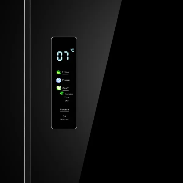 Холодильник-морозильник с инвертором MAUNFELD MFF192NFB Inverter Черный