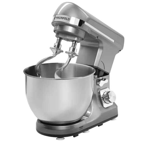 Миксер планетарный MAUNFELD MF-434S Нержавеющая сталь Миксер планетарный MAUNFELD MF-434S Нержавеющая сталь