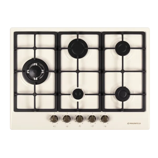 Газовая варочная панель MAUNFELD EGHE.75.33CR\G Бежевый Газовая варочная панель MAUNFELD EGHE.75.33CR\G Бежевый