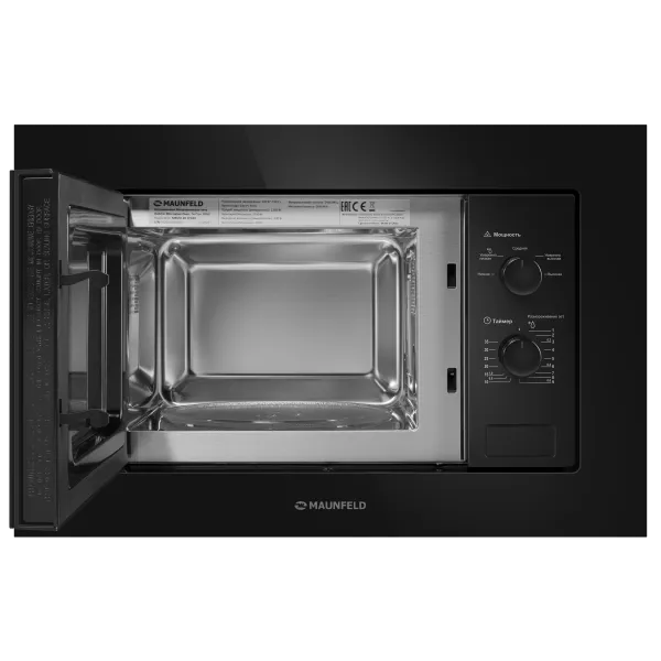 Микроволновая печь встраиваемая MAUNFELD MBMO.20.1PG Черный/черная фурнитура Микроволновая печь встраиваемая MAUNFELD MBMO.20.1PG Черный/черная фурнитура