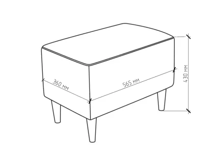 Пуф Киркас Malmo 90 (grey) Пуф Киркас Malmo 90 (grey)