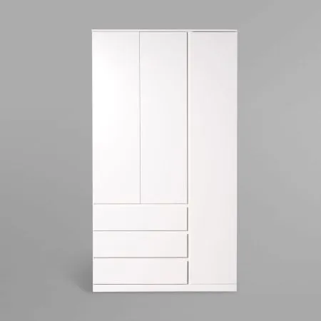 S01200 Варма Стор 123 шкаф распашной 222х123х57, белый