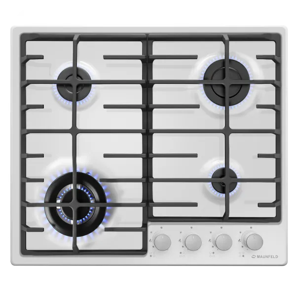 Газовая панель MAUNFELD EGHE.64.63CW/G Белый Газовая панель MAUNFELD EGHE.64.63CW/G Белый