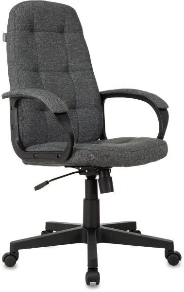 Кресло руководителя Бюрократ CH 002 Fabric серый 3C1 крестов. пластик Кресло руководителя Бюрократ CH 002 Fabric серый 3C1 крестов. пластик