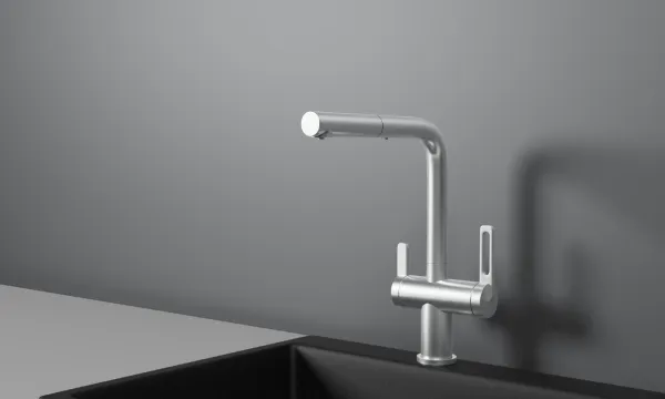 GR-8170, НЕРЖ, СМЕСИТЕЛЬ КУХОННЫЙ С ВЫДВИЖНЫМ ИЗЛИВОМ GR-8170, НЕРЖ, СМЕСИТЕЛЬ КУХОННЫЙ С ВЫДВИЖНЫМ ИЗЛИВОМ