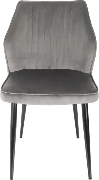 Стул для дома Бюрократ CH-K5_2 комплект 2шт т.серый Holland 18 металл черный на ножках (CH-K5_1/HL18_2)