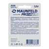Батарейки MAUNFELD PRO Long Life Alkaline ААА(LR03) MBLR03-BL4, блистер 4 шт.