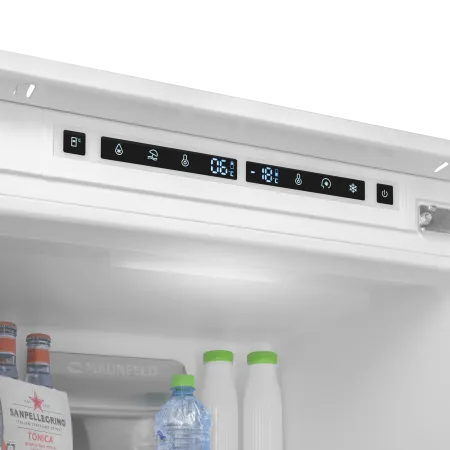 Встраиваемый холодильник NO FROST с инвертором MAUNFELD MBF193NFWGR Inverter Белый