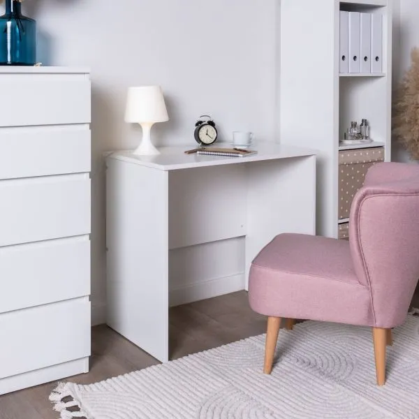 2.03.06.010.1 КАСТОР стол письменный 80х50 RU белый 2.03.06.010.1 КАСТОР стол письменный 80х50 RU белый