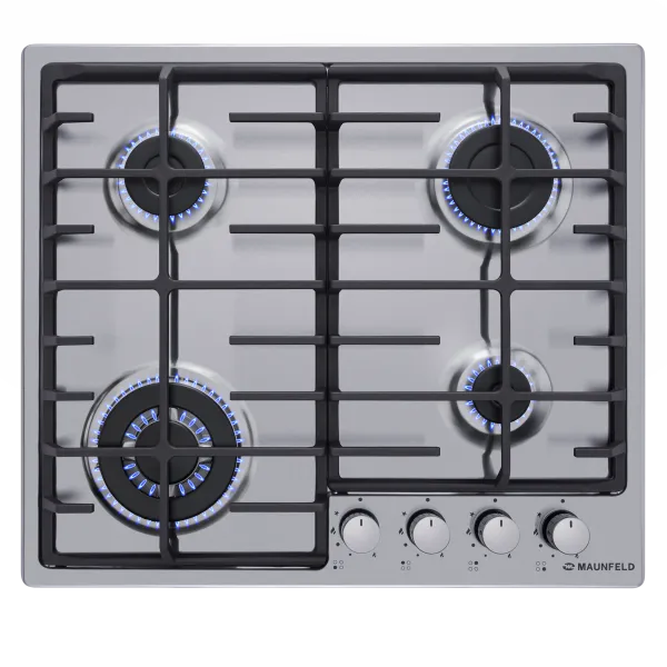 Газовая варочная панель MAUNFELD EGHS.64.63CS/G Нержавеющая сталь Газовая варочная панель MAUNFELD EGHS.64.63CS/G Нержавеющая сталь