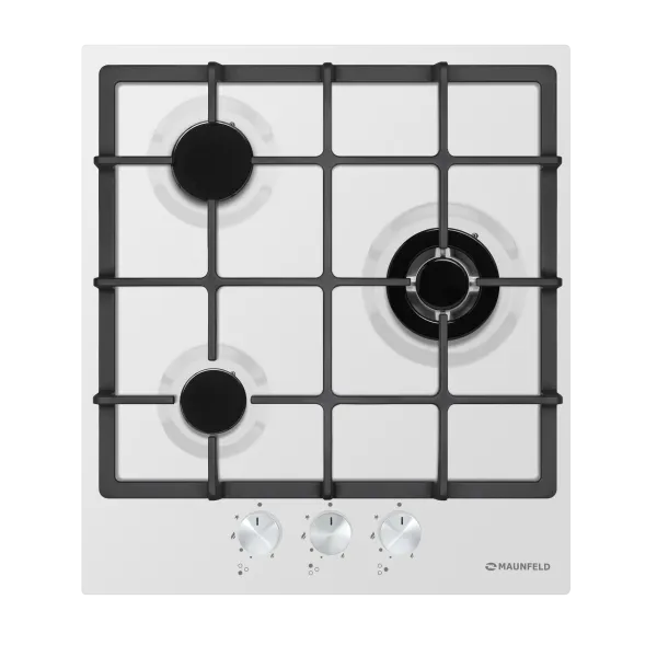 Газовая варочная панель MAUNFELD EGHE.43.33C Белый Газовая варочная панель MAUNFELD EGHE.43.33C Белый