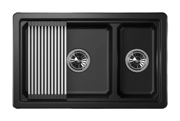 KS-7304U, АЛЮМИНИУМ, кухонная мойка, кварц KS-7304U, АЛЮМИНИУМ, кухонная мойка, кварц