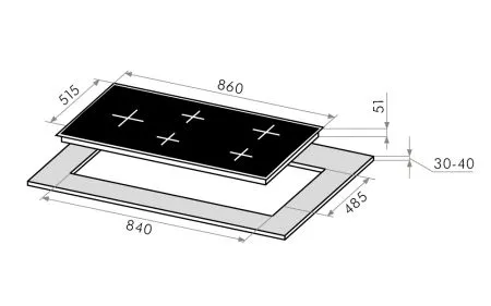 Газовая варочная панель MAUNFELD EGHE.95.33CBG.R\G Бежевый Газовая варочная панель MAUNFELD EGHE.95.33CBG.R\G Бежевый