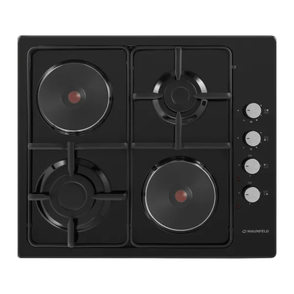 Комбинированная варочная панель MAUNFELD EEHE.64.5EB\KG Черный Комбинированная варочная панель MAUNFELD EEHE.64.5EB\KG Черный