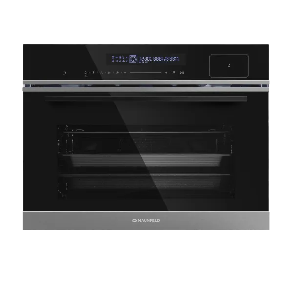 Шкаф духовой электрический с паром MAUNFELD MCMO5016STG Черный