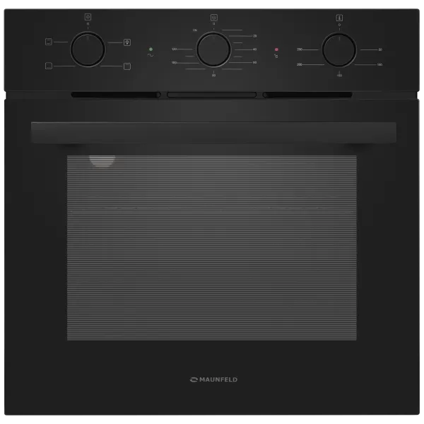 Шкаф духовой электрический MAUNFELD AEOC604 Черный/черная фурнитура