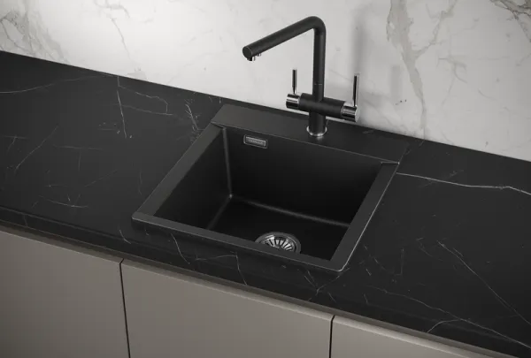 ES-4701, АЛЮМИНИУМ, кухонная мойка, кварц, ESTETICA ES-4701, АЛЮМИНИУМ, кухонная мойка, кварц, ESTETICA