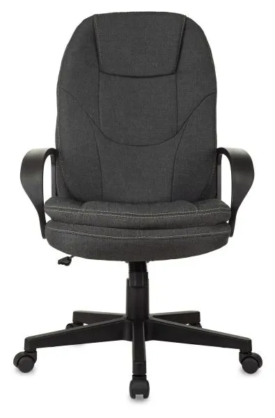 Кресло руководителя Бюрократ CH-868LT Fabric серый 38-417 крестов. пластик