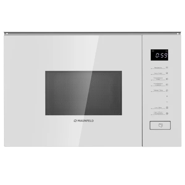Микроволновая печь встраиваемая MAUNFELD MBMO820SG09 Белый Микроволновая печь встраиваемая MAUNFELD MBMO820SG09 Белый