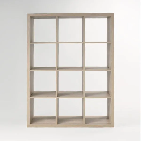 S00661 Фора 12 стеллаж 112х146х38, дуб беленый