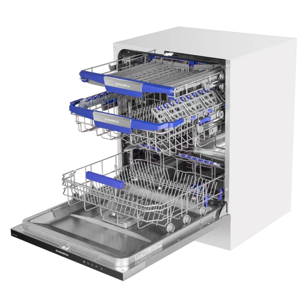 Посудомоечная машина с Vortex Wash и лучом на полу MAUNFELD MLP-12IMR Нержавеющая сталь Посудомоечная машина с Vortex Wash и лучом на полу MAUNFELD MLP-12IMR Нержавеющая сталь
