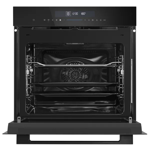 Шкаф духовой электрический с СВЧ MAUNFELD MEOR7217SM Цвет: черный