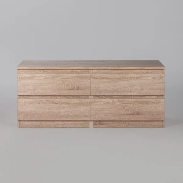 2.03.03.100.3 КАСТОР тумба 4 ящика RU сонома 2.03.03.100.3 КАСТОР тумба 4 ящика RU сонома