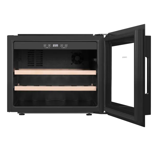 Винный шкаф встраиваемый MAUNFELD MBWC-62S28 Черный Винный шкаф встраиваемый MAUNFELD MBWC-62S28 Черный