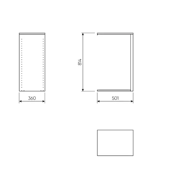 2.06.15.280.1 МАКС секция разделительная 75-100х36 белая 2.06.15.280.1 МАКС секция разделительная 75-100х36 белая