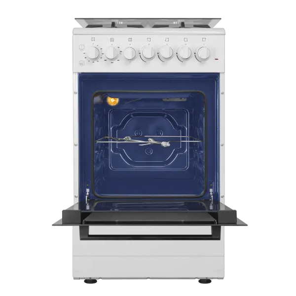 Газовая плита с электрической духовкой MAUNFELD MGC50EC02 Белый Газовая плита с электрической духовкой MAUNFELD MGC50EC02 Белый