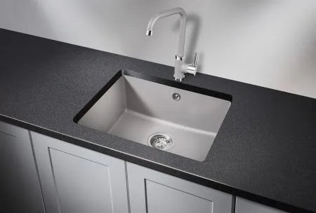 5551, АЛЮМИНИУМ, кухонная мойка, кварц