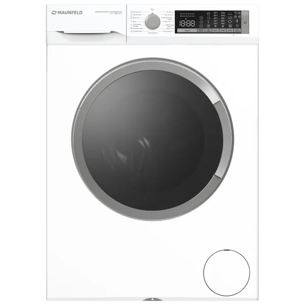 Стиральная машина с инвертором и паром MAUNFELD MFWM127WH200 ST INVERTER SLIM Белый