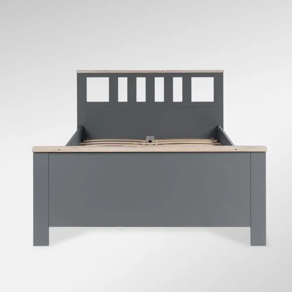 2.08.04.060.15 САГА кровать двойная 140х200 серая/ясень 2.08.04.060.15 САГА кровать двойная 140х200 серая/ясень