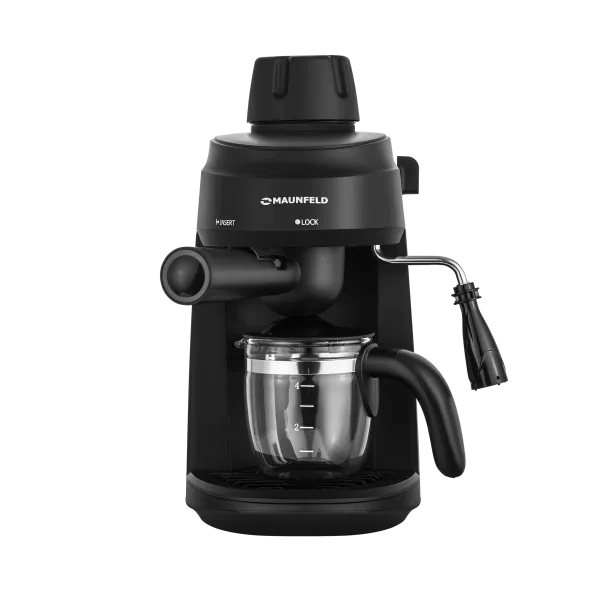 Кофемашина рожкового типа MAUNFELD MF-733BK Черный Кофемашина рожкового типа MAUNFELD MF-733BK Черный