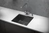 KS-5045U, СТАЛЬ САТИН, стальная кухонная мойка KITCHEN SPACE