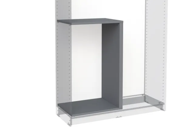 2.06.15.280.4 МАКС секция разделительная 75-100х36 серая 2.06.15.280.4 МАКС секция разделительная 75-100х36 серая