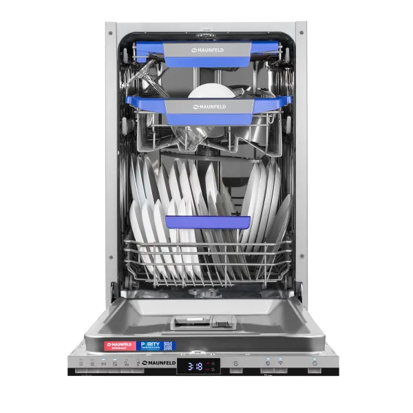 Посудомоечная машина с авто-открываниемMAUNFELD MLP45230 Light Beam Inverter Wi-Fi Нержавеющая сталь Посудомоечная машина с авто-открываниемMAUNFELD MLP45230 Light Beam Inverter Wi-Fi Нержавеющая сталь